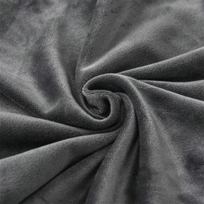Capa Para Cadeira de Jantar Suede Premium Cinza Escuro