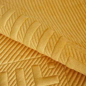 Capa para Sofá Acolchoada em Plush Macio Antiderrapante  Amarelo