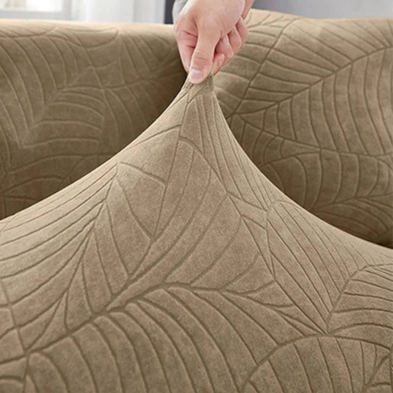 Capa para Sofá Premium Jacquard Bege