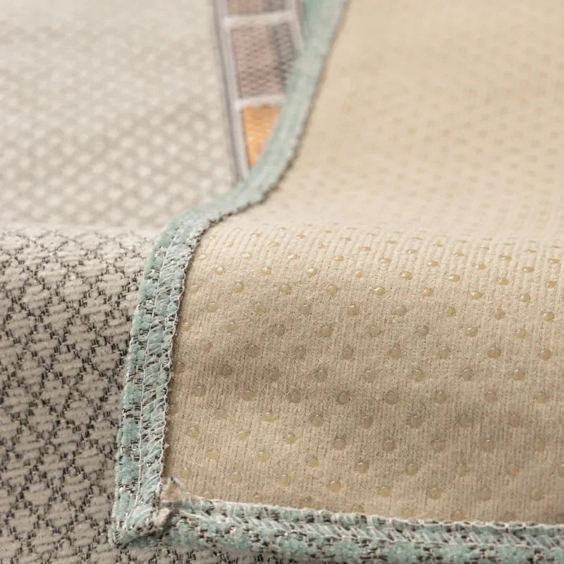 Capa Protetora Premium em Chenille com Design Sofisticado  Bege
