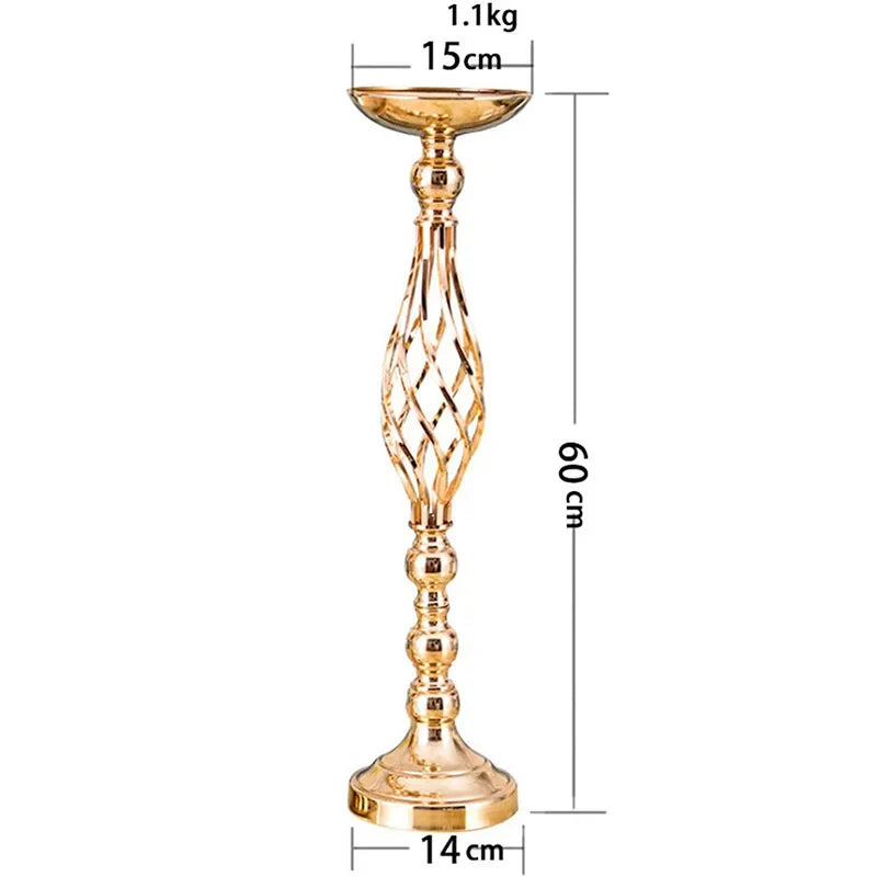 Castiçal Clássico Dourado - Minz