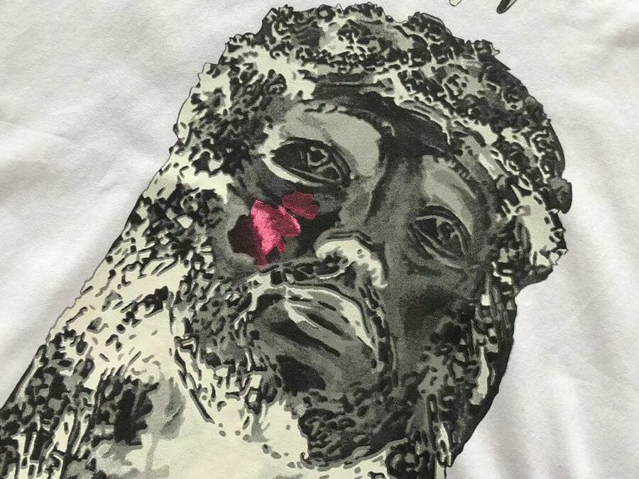 Camiseta Vlone Yams Day Jesus Piece White