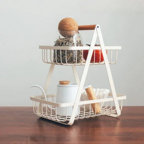 Cesta de Fruta 2 Andares Fruteira de Mesa