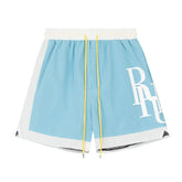 Rhude Side Logo Shorts Blue