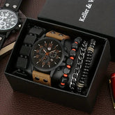 kit Presente Masculino – Relógio + 4 pulseiras