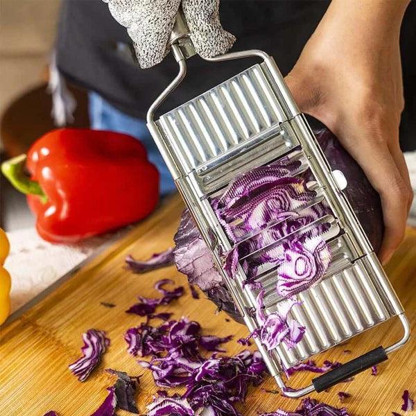 Cortador de Legumes Inoxidável Metta™ 4 em 1 - Tudo Tem