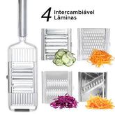 Cortador de Legumes Inoxidável Metta™ 4 em 1 - Tudo Tem
