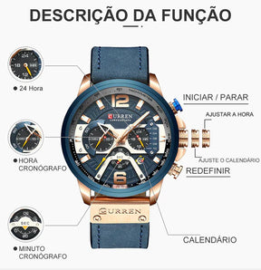 Relógio Casual Masculino CURREN