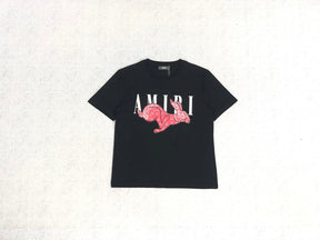 Camiseta Amiri Rabbit Logo Black