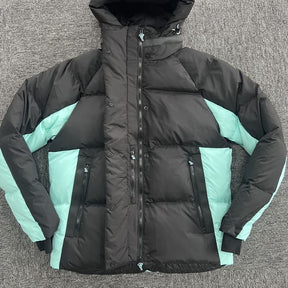 Jaqueta Puffer Synaworld Preto/Azul