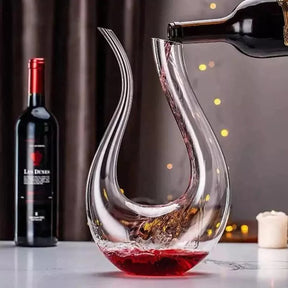 Decanter de Vinho Recipiente de Vidro Cisne Decantador