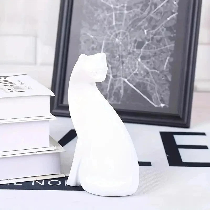 Decoração Criativa Estátuas de Gatos