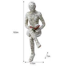 Decoração para Sala Escultura Estátua Abstrata de Resina