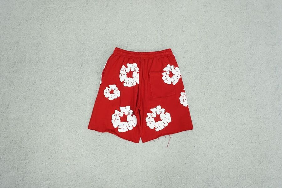 Shorts Denim Tears The Cotton Wreath Red