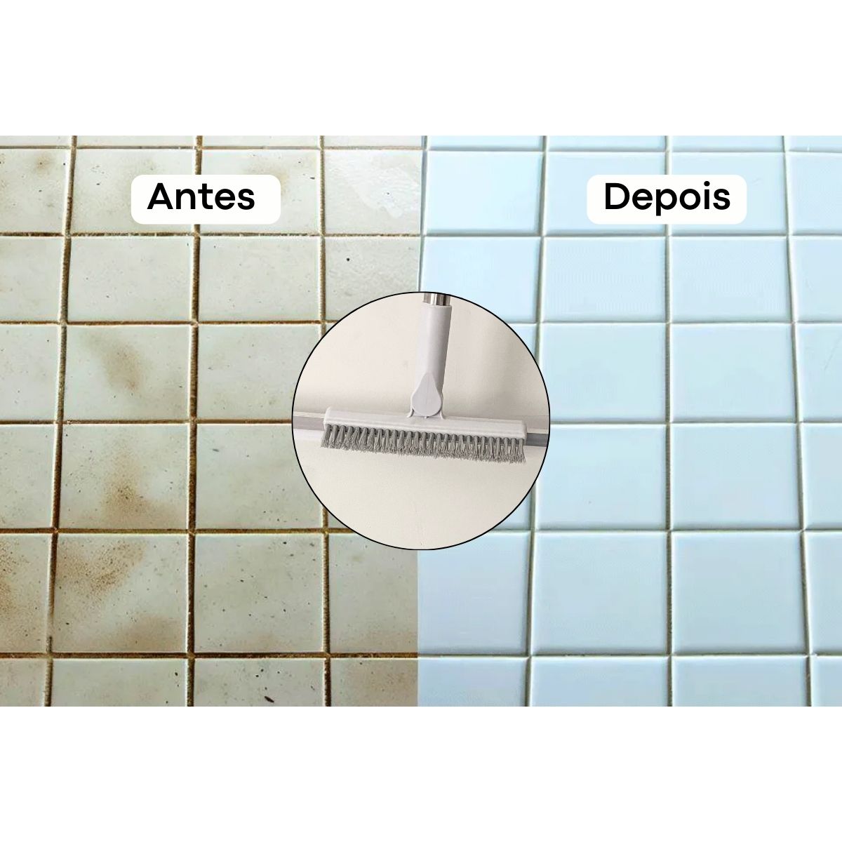 Rodo de Silicone 2 em 1 com Vassoura com 15%PrimeiraCompra+Frete Grátis