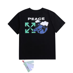 Camiseta Off-White Peace Worldwide Black