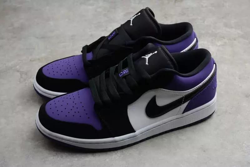 Jordan 1 Low Court Purple