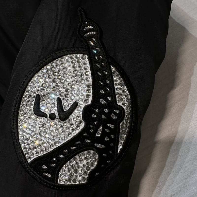 Jaqueta Louis Vuitton 'LV Lovers' Nylon Crystal Baseball