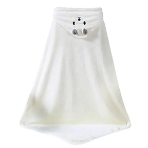 Toalha com Capuz Toque Suave para Recém Nascido Bambino