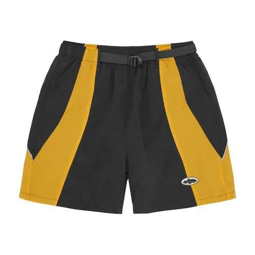 Shorts Corteiz Preto Amarelo