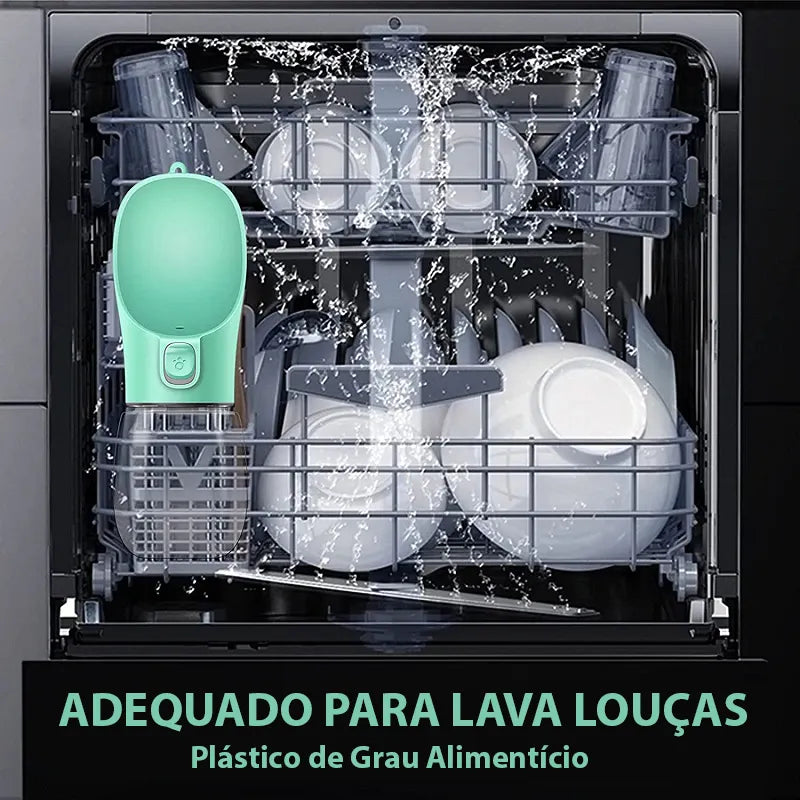Garrafa com dispenser para água AquaPet | Para Cachorro