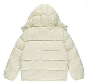 Jaqueta Puffer Trapstar Irongate Hooded Cream