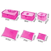 Kit Organizador de Malas para Viagem