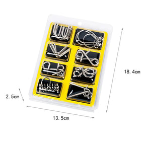 Kit Quebra Cabeça de Metal Enigma