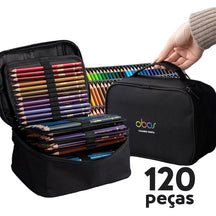 Conjunto Profissional de Lápis de Cor Aquarela com Estojo