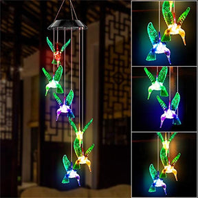 Luminária de Beija-Flor de Luz Solar Eco Bird