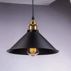 Luminárias Pendentes de Ferro Vintage Preto Estilo Nórdico