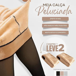 Meia - calça Peluciada Metta™ - COMPRE 1, LEVE 2 + Brinde - Tudo Tem