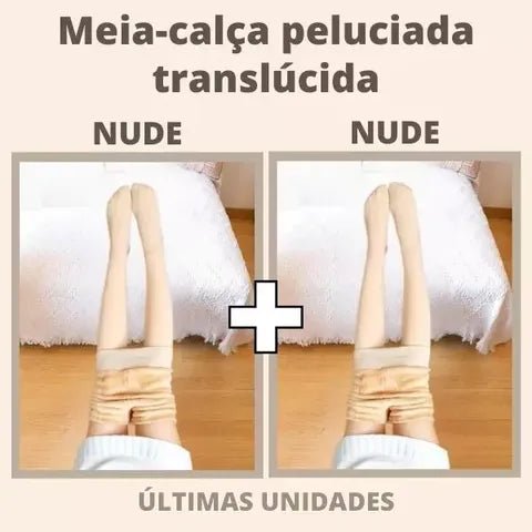 Meia - calça Peluciada Metta™ - COMPRE 1, LEVE 2 + Brinde - Tudo Tem