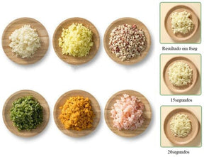 Mini Cortador e Fatiador de Legumes