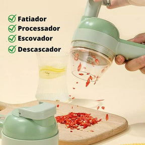 Mini Cortador e Fatiador de Legumes
