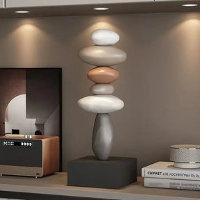 Miniaturas Decorativas em Pedra para Escritório e Sala Estilo Moderno