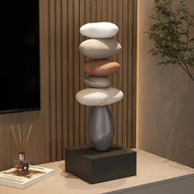 Miniaturas Decorativas em Pedra para Escritório e Sala Estilo Moderno
