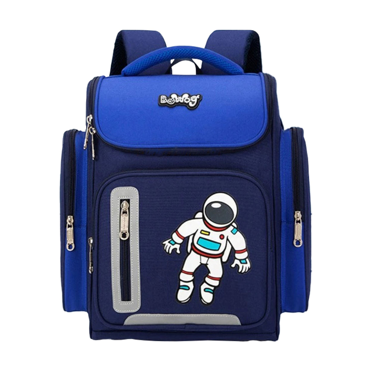 Conjunto Mochila Infantil Astronauta Ortopédica Impermeável