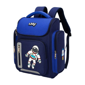 Conjunto Mochila Infantil Astronauta Ortopédica Impermeável