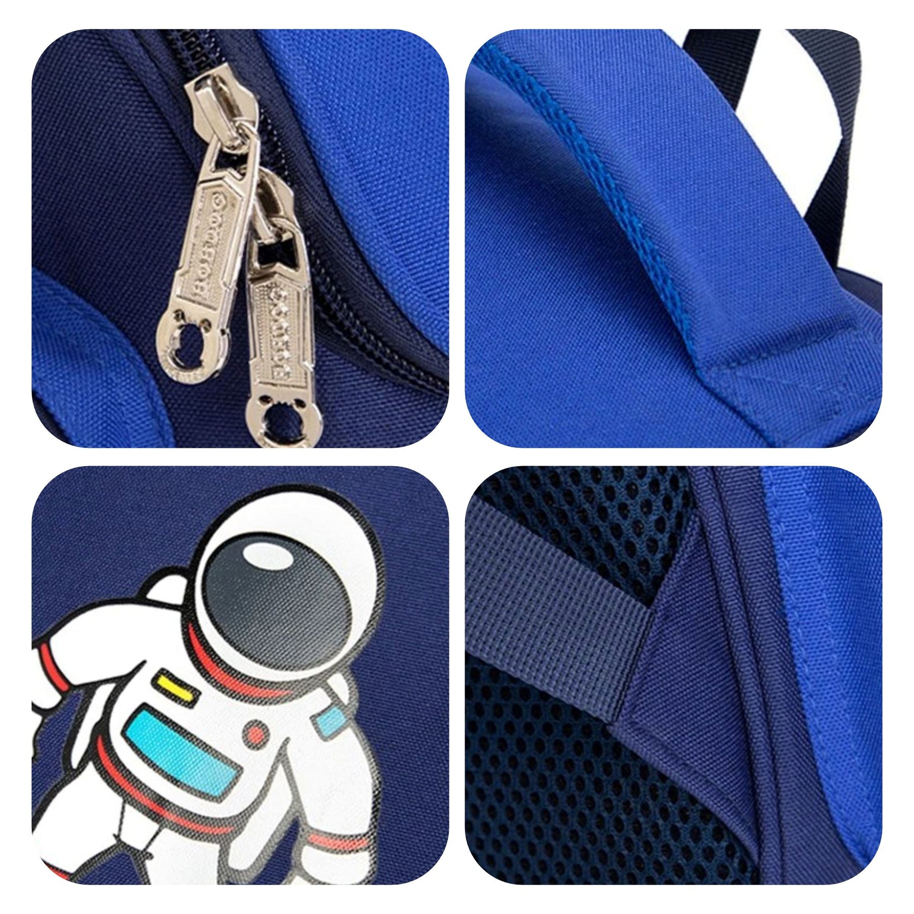 Conjunto Mochila Infantil Astronauta Ortopédica Impermeável