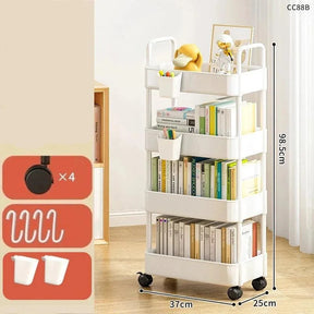 Organizadores de Cozinha e Estante de Armazenamento com Rodas