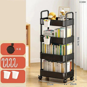 Organizadores de Cozinha e Estante de Armazenamento com Rodas