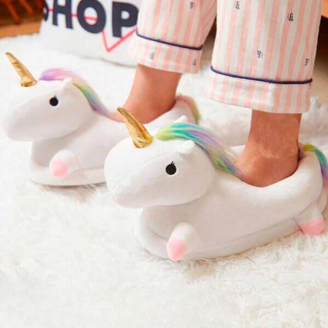 Pantufa de Unicórnio Infantil