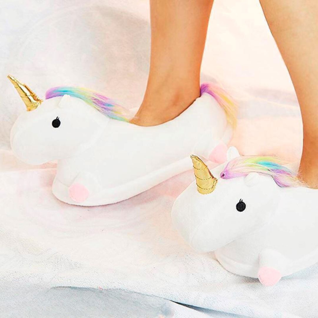 Pantufa de Unicórnio Infantil