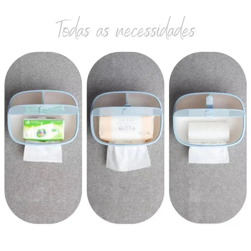 Porta Lenço e Papel com Suporte
