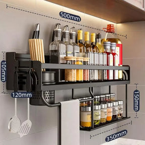 Prateleira para Cozinha em Aço Inox Multifuncional