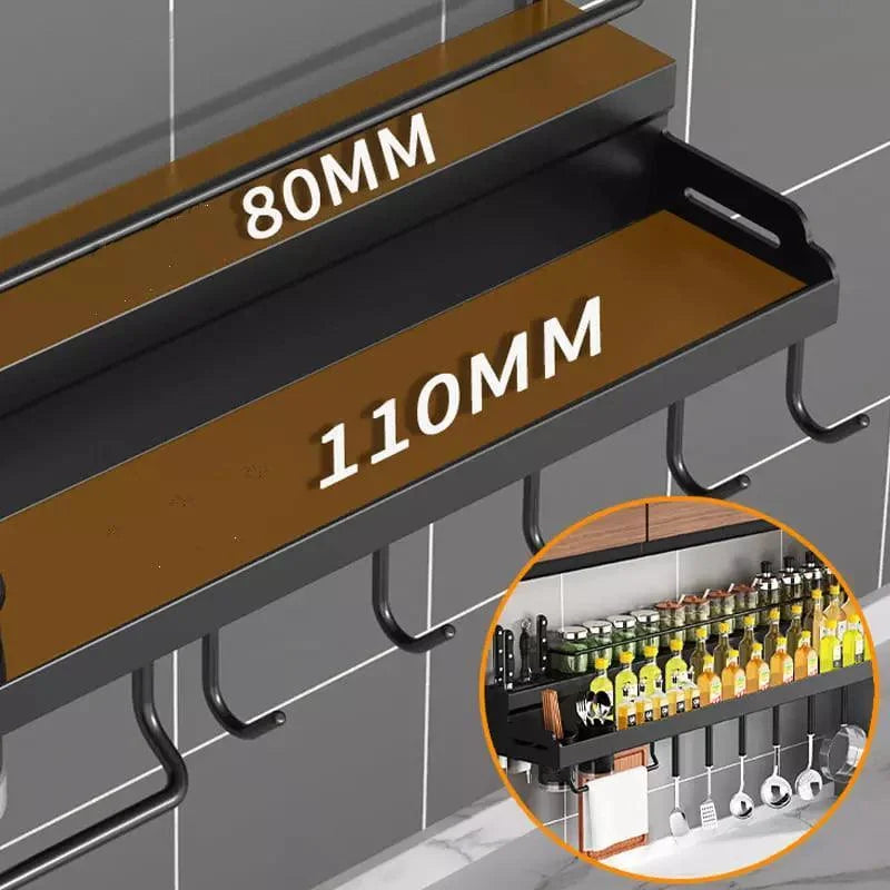 Prateleira para Cozinha em Aço Inox Multifuncional