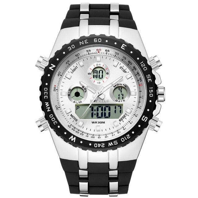 Relógios masculinos esportivos militares Protark Black