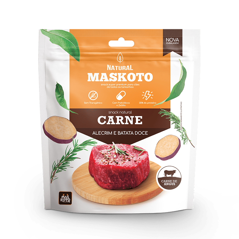 Bifinho para Cachorro Maskoto | Carne, Alecrim e Batata Doce