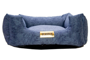 Cama para Cachorro ou Gato Luxo | Luppet Azul Petróleo